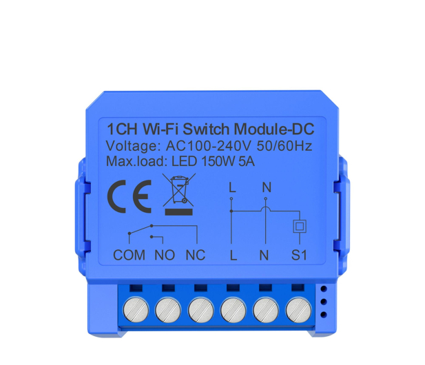 Avatto Inteligentny 1-kanałowy moduł przełącznika WiFi ze stykiem b - 1510598 - zdjęcie